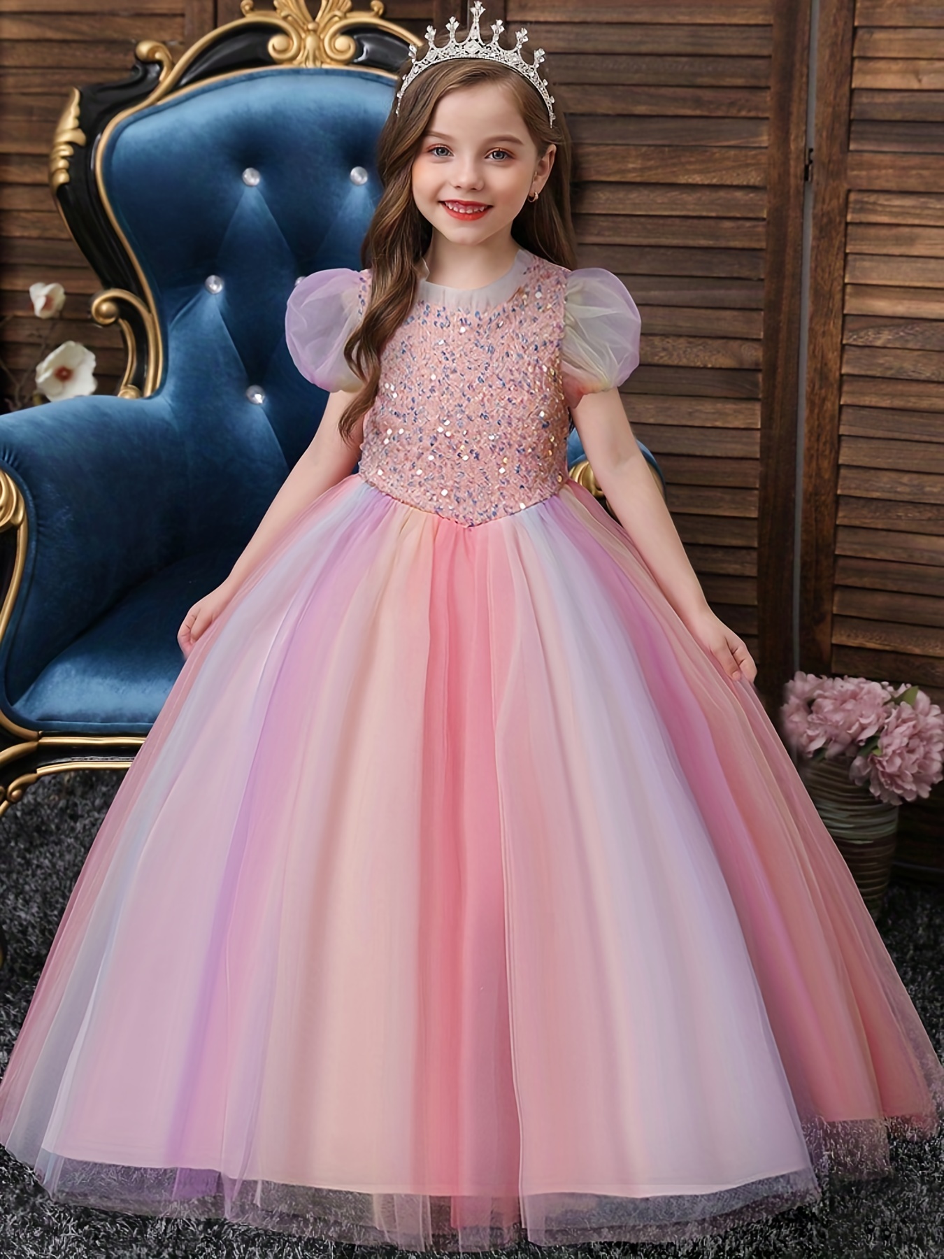 Vestido de Baile Longo Infantil e Juvenil - Princesa Grace kelly - Royal  Valentina