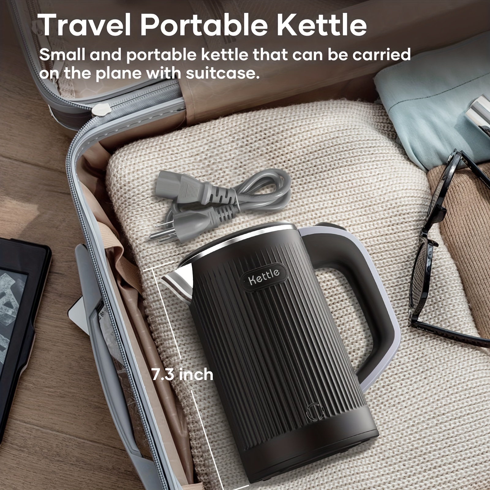 Travel Electric Kettle Small Portable Kettle Office Travel
