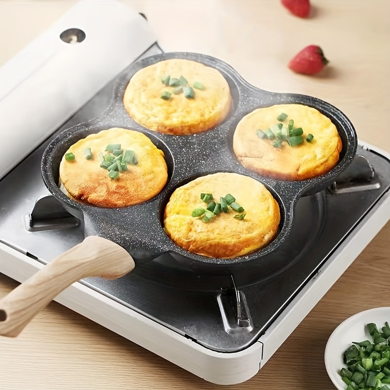 Non stick 4 Cup Frying Pan For Eggs Steak Hamburger Pancakes - Temu