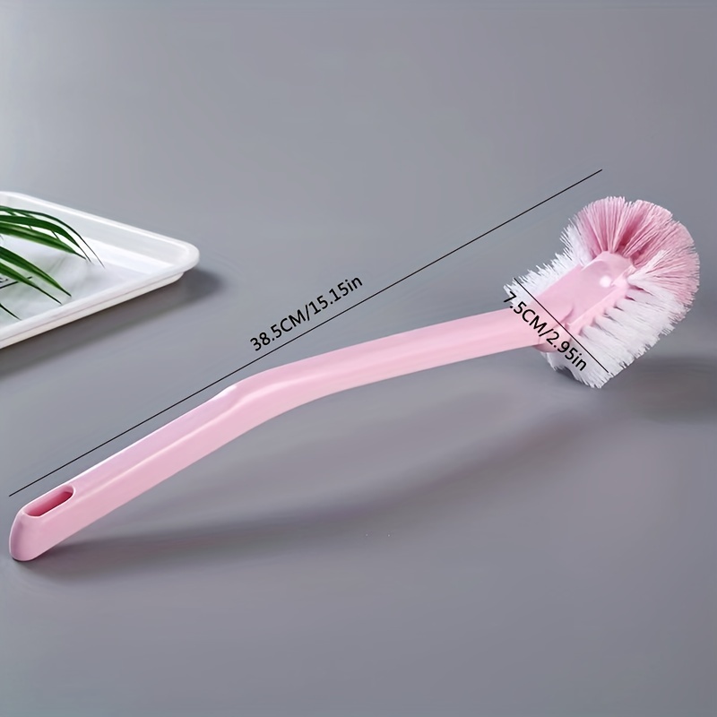 Pink toilet deals brush