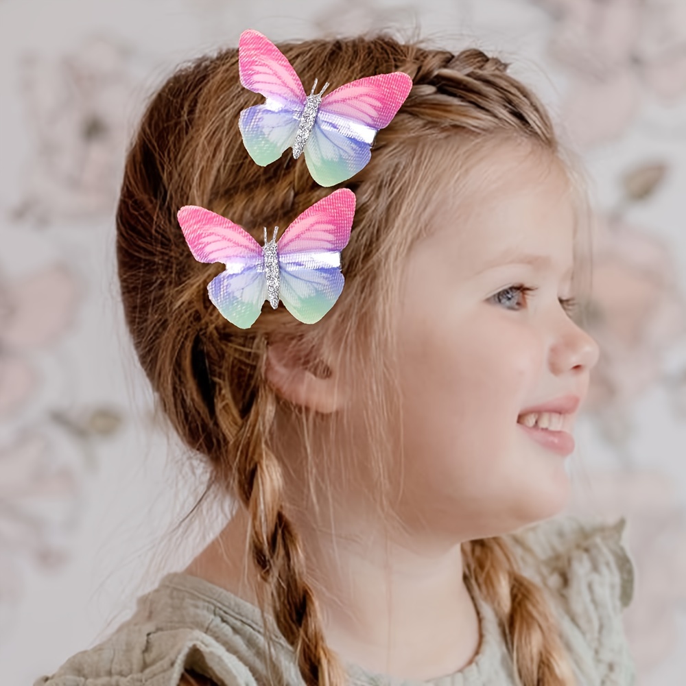 Pinzas Pelo Forma Mariposa, Bonitas Creativas Niñas Pequeñas, Accesorios  Decorativos Cabello Princesa - Moda Infantil - Temu