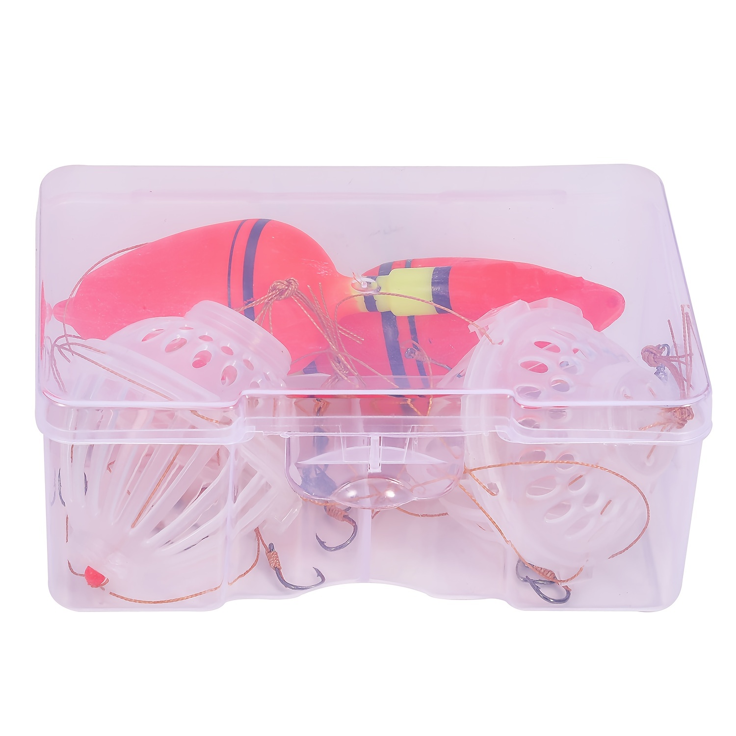 Sougayilang Fishing Hooks Box Flexible Braided Line Circle - Temu