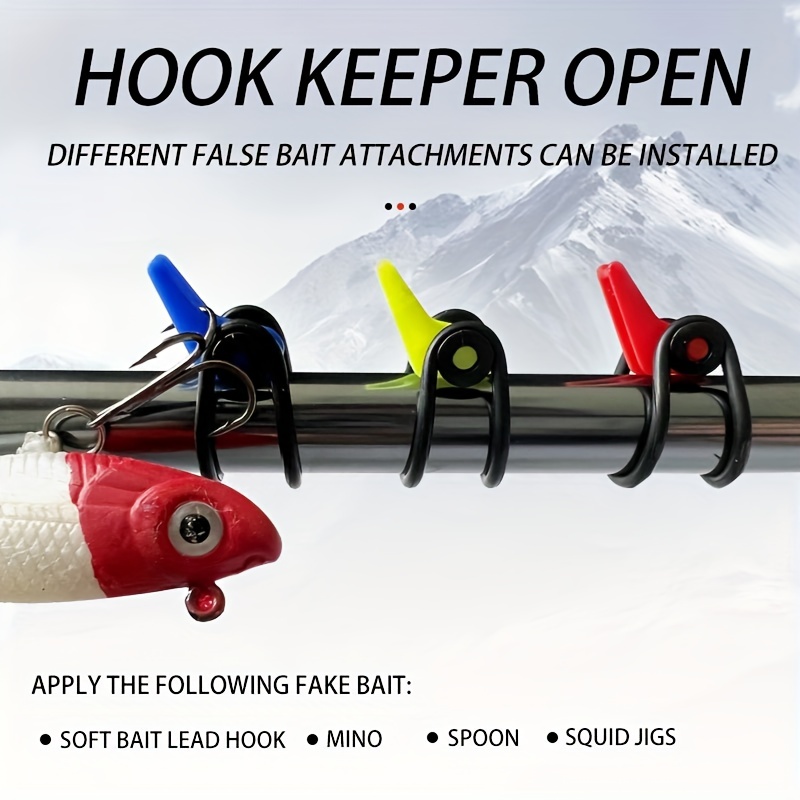 Fishing Rod Pole Hook Keeper Lure Bait Holder Jig Hooks - Temu United  Kingdom