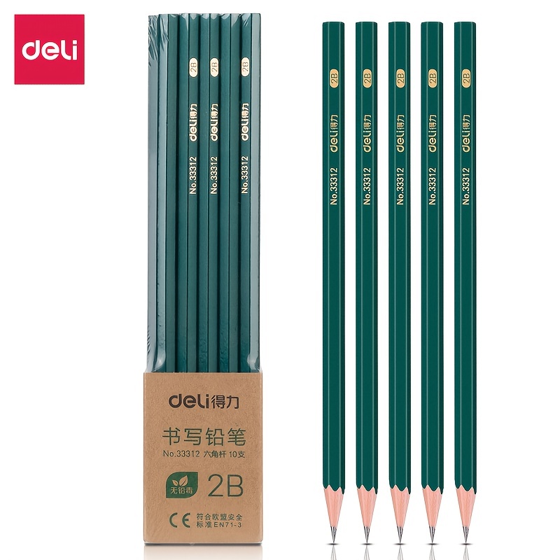 DELI Graphite Pencils for School 1 Box(12PCS) HB/2B Office Pencil Drawing  Pencil Set Pencils