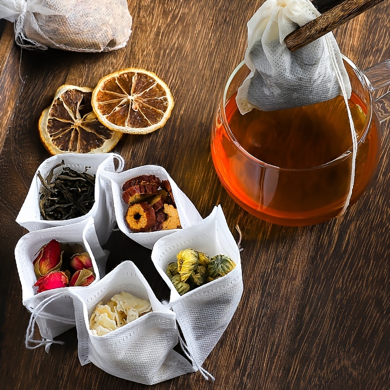 Eco-Fil Bolsas de filtro de té desechables para té suelto, material de  pulpa de madera, biodegradable y compostable, bolsitas infusoras de té  vacías