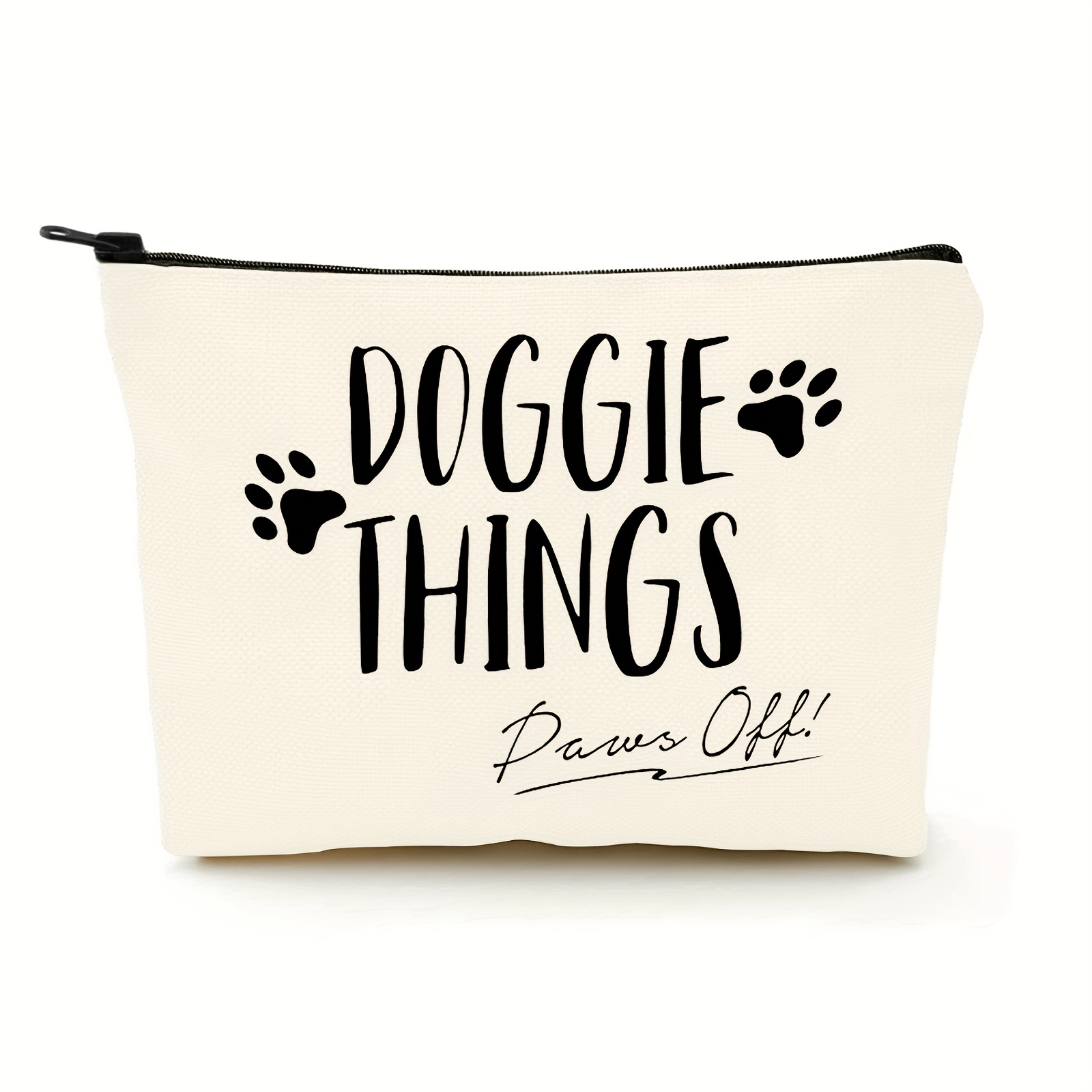 

Dog Gift Travel Bag Cosmetic Makeup Bag Canvas Toiletry Bag For Women