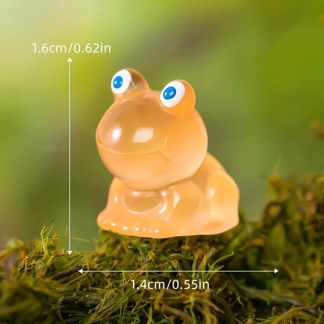 Luminous Frog Children's Toys Micro Landscape Ornaments - Temu