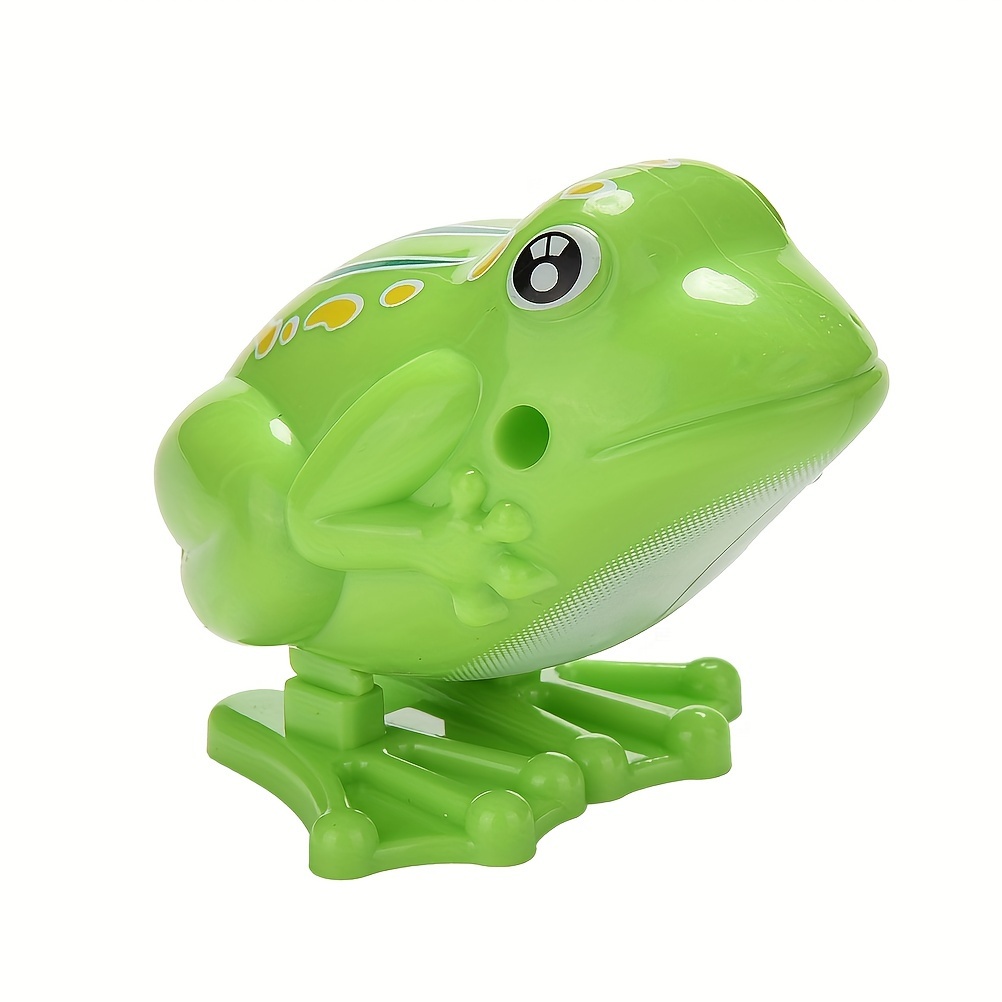 Wind Up Toys Cute Jumping Frog Classic Clockwork Spring for Gift, Xmas, Party, Birthday, Festival, Surprise, Memory, Collection, Men's, Size: As Shown