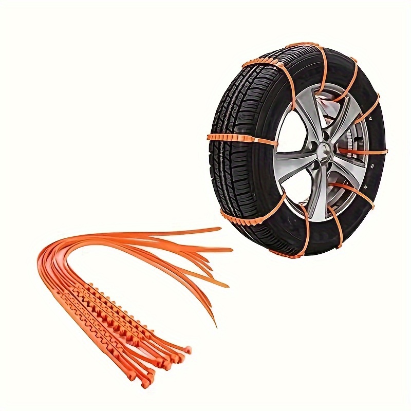 Snow Tire Chain Car Cable Tire Reusable Anti slip Mud Chain - Temu
