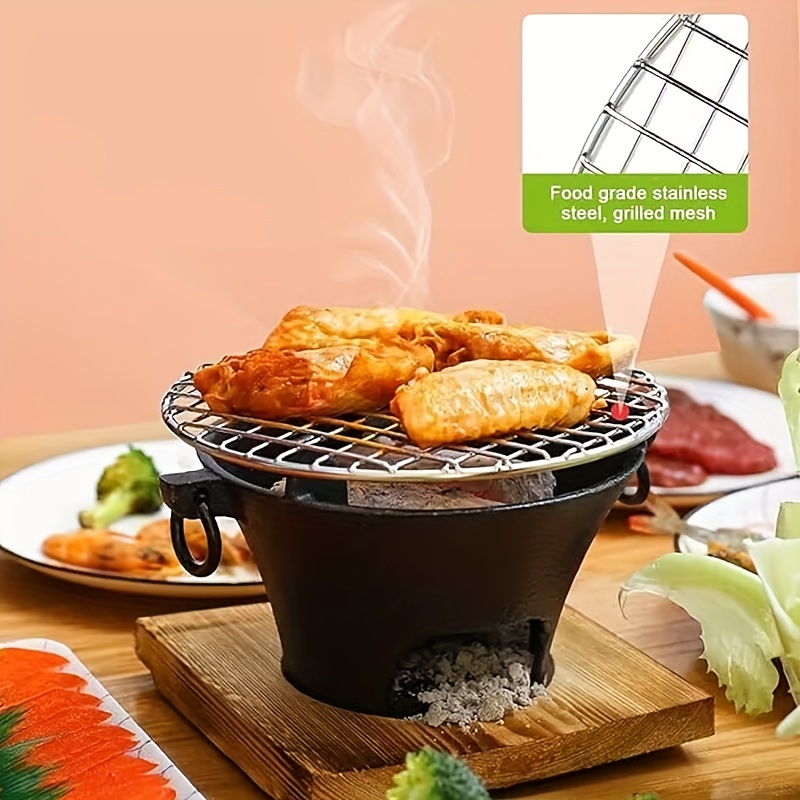 PORTABLE CASTIRON CHARCOAL GRILL