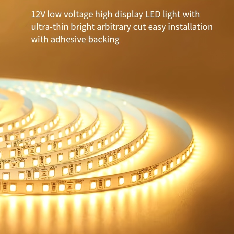 Tira de luces LED alimentadas por pilas con control remoto; tira de luces  alimentadas por batería de 16.4 pies con luz LED, luz de cinta flexible,  300