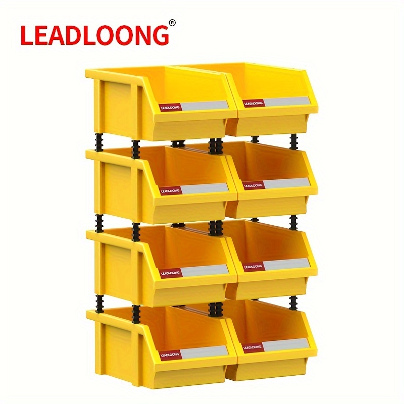 Warehouse and Garage Spare Parts Industrial Stackable Plastic