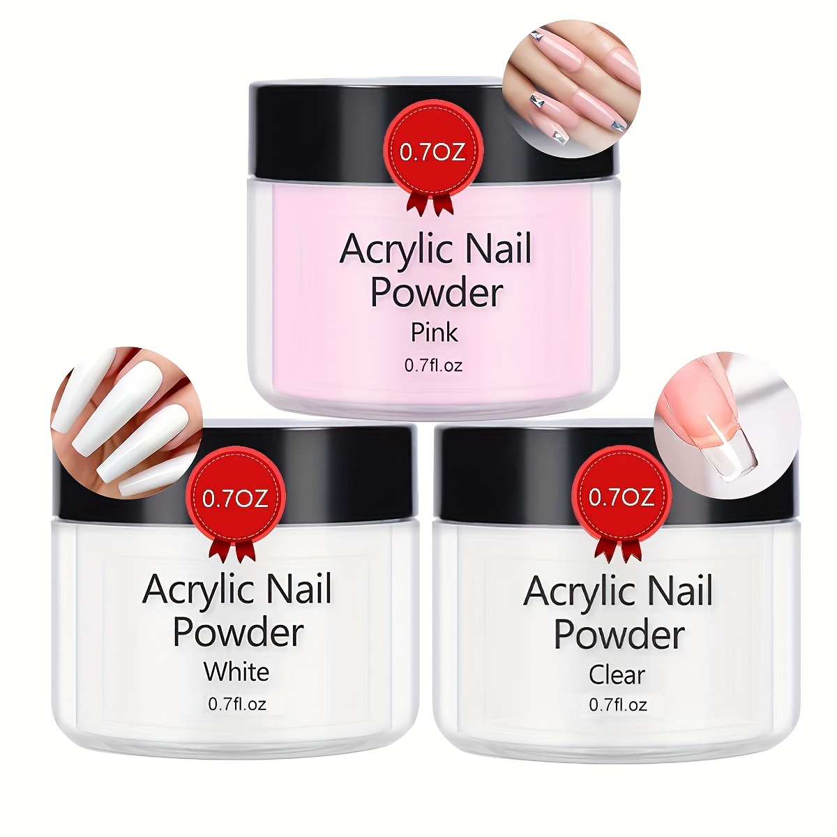 Kit De Uñas Acrílicas Acrílico Profesional Con Todo Polvo - Temu