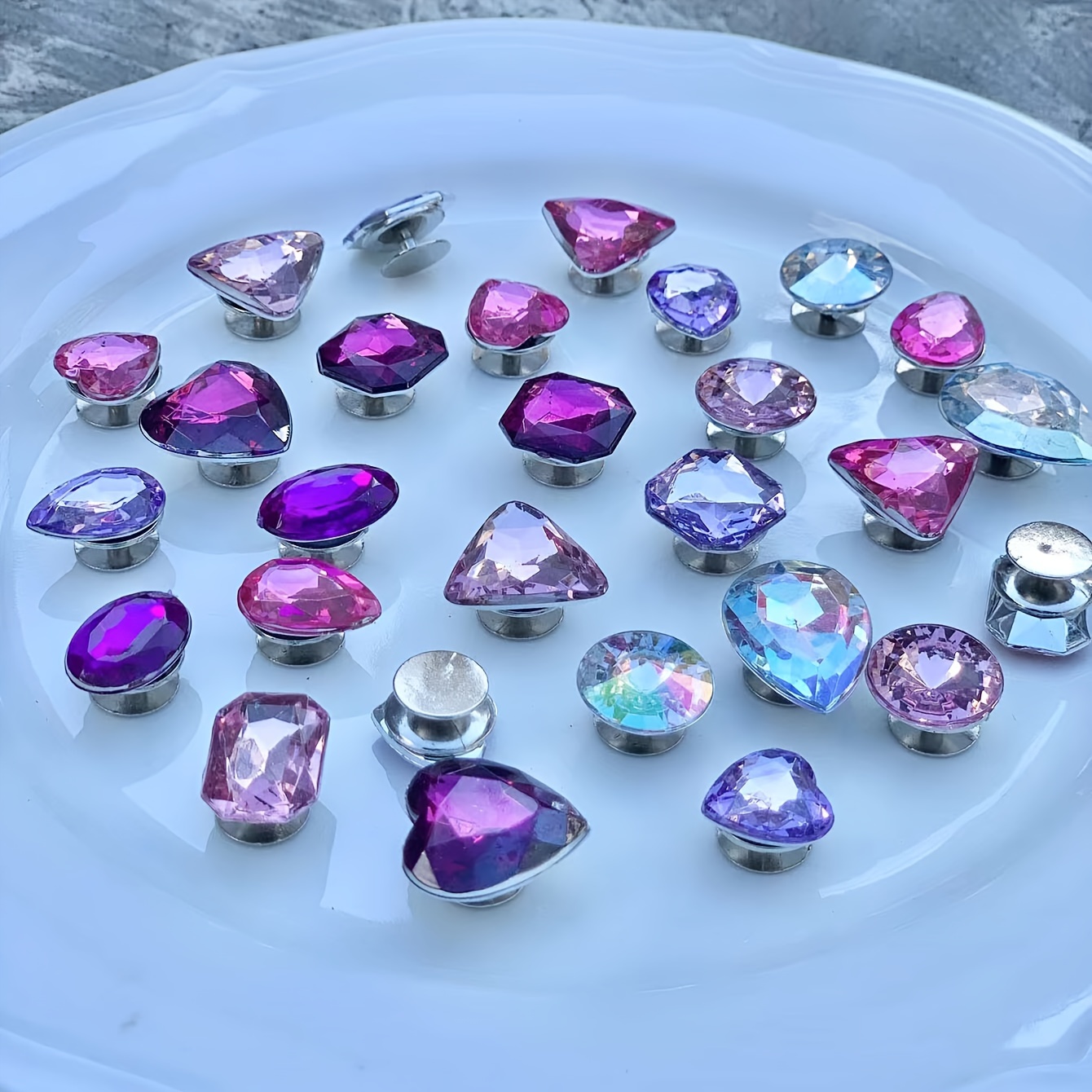 Gemstone Croc Charms | Gem Accessories for Crocs