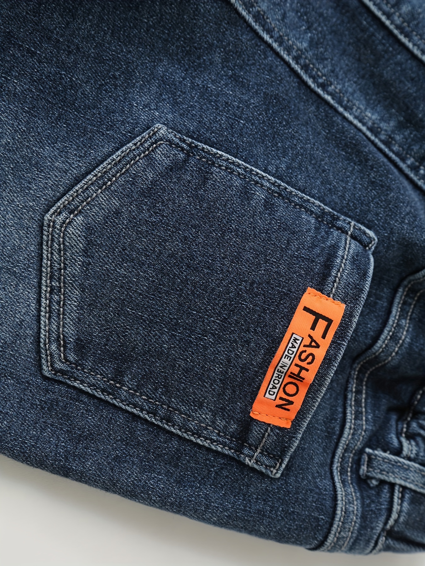 Boys Letter Pattern Denim Pants Kids Clothing Spring Autumn