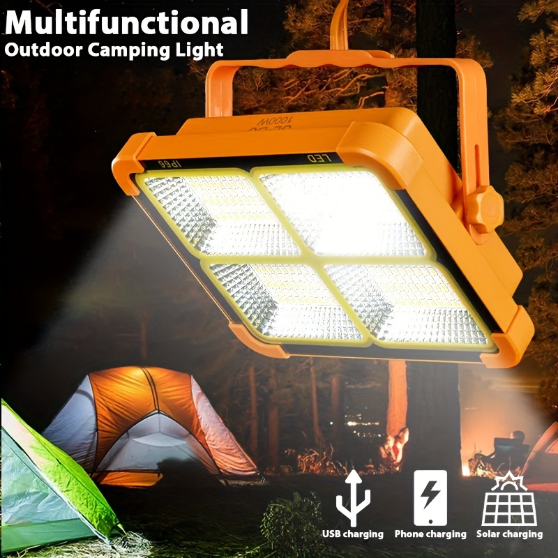Portable Led Rechargeable Lamp Emergency Light For Power - Temu