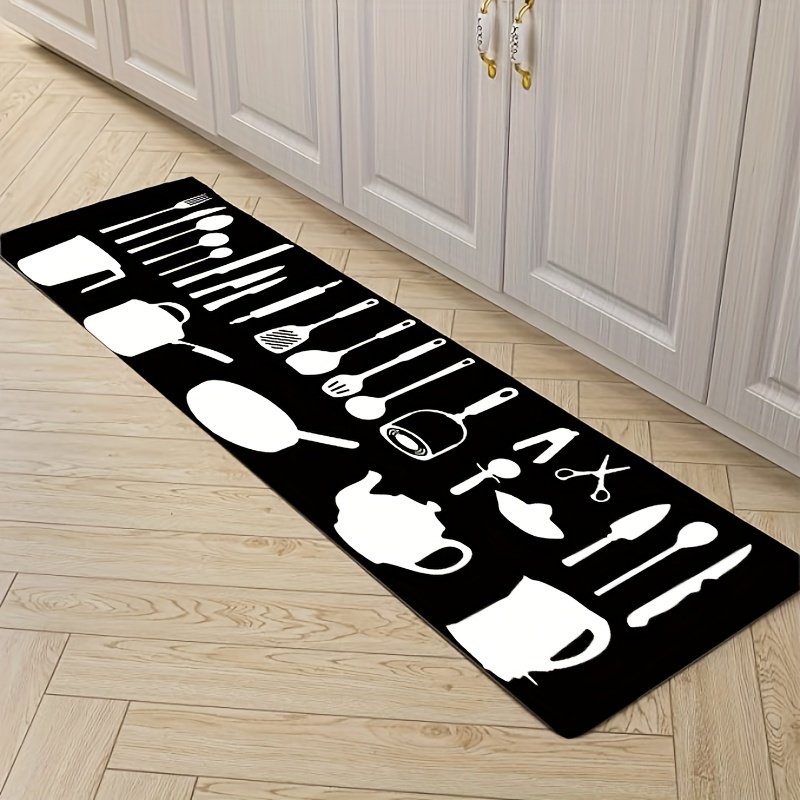 Rubber Kitchen Floor Mat Bedroom Living Room Long Strip Carpet