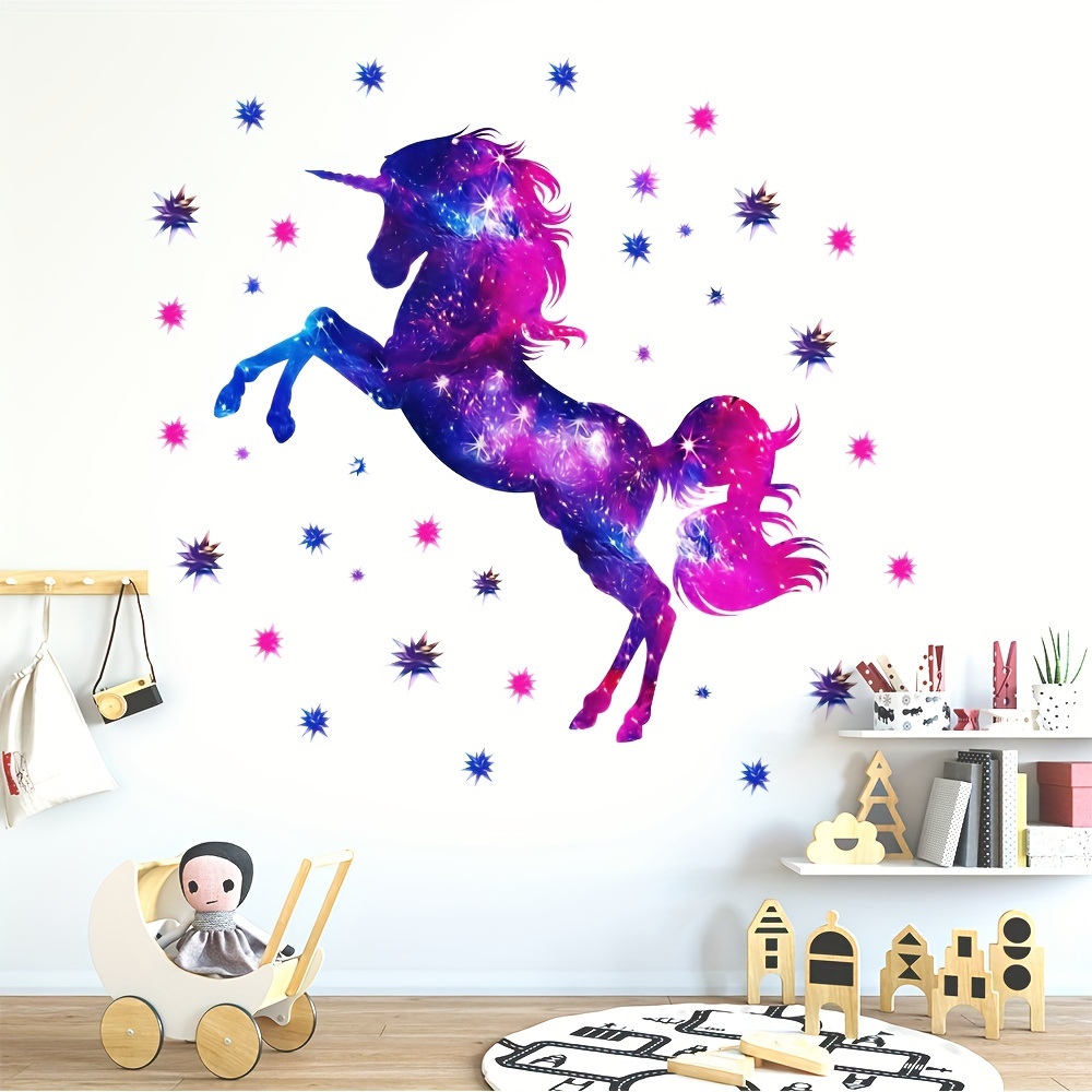 Colouring wallstickers – Unicorn