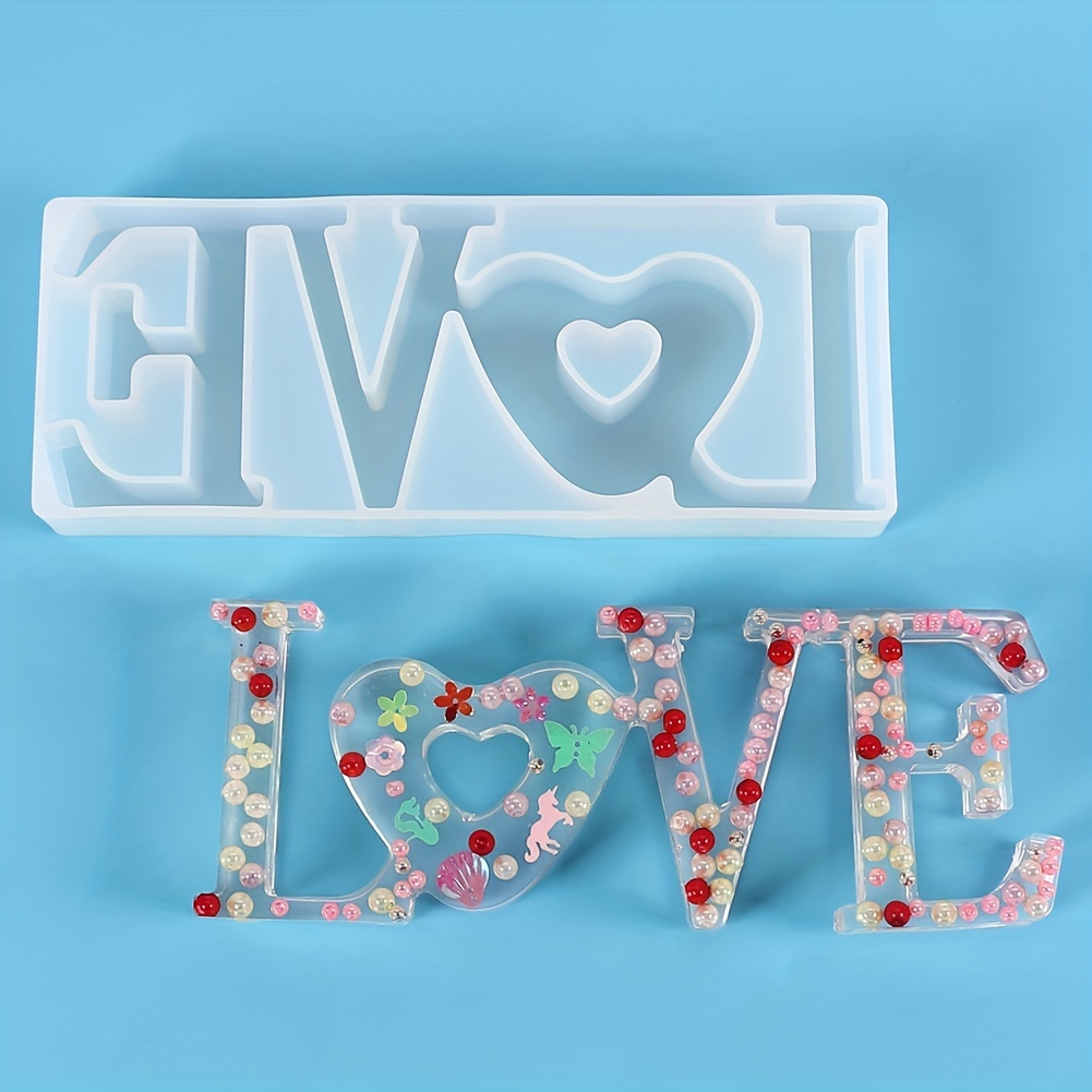 Silicone Resin Mold Home Family Love Slogan Epoxy Resin - Temu