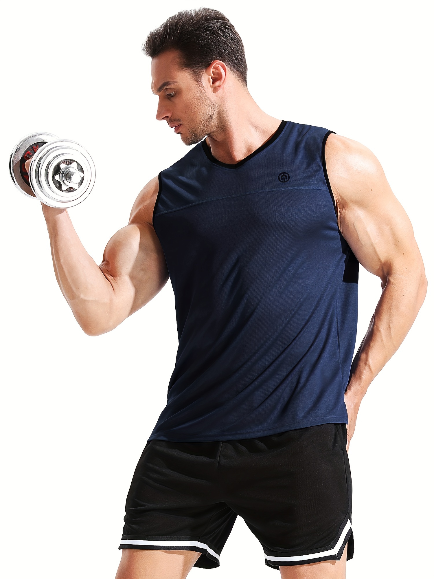 LIVE FIT Men's Fashion Quick-drying Sports Leisure Vest Fitness
