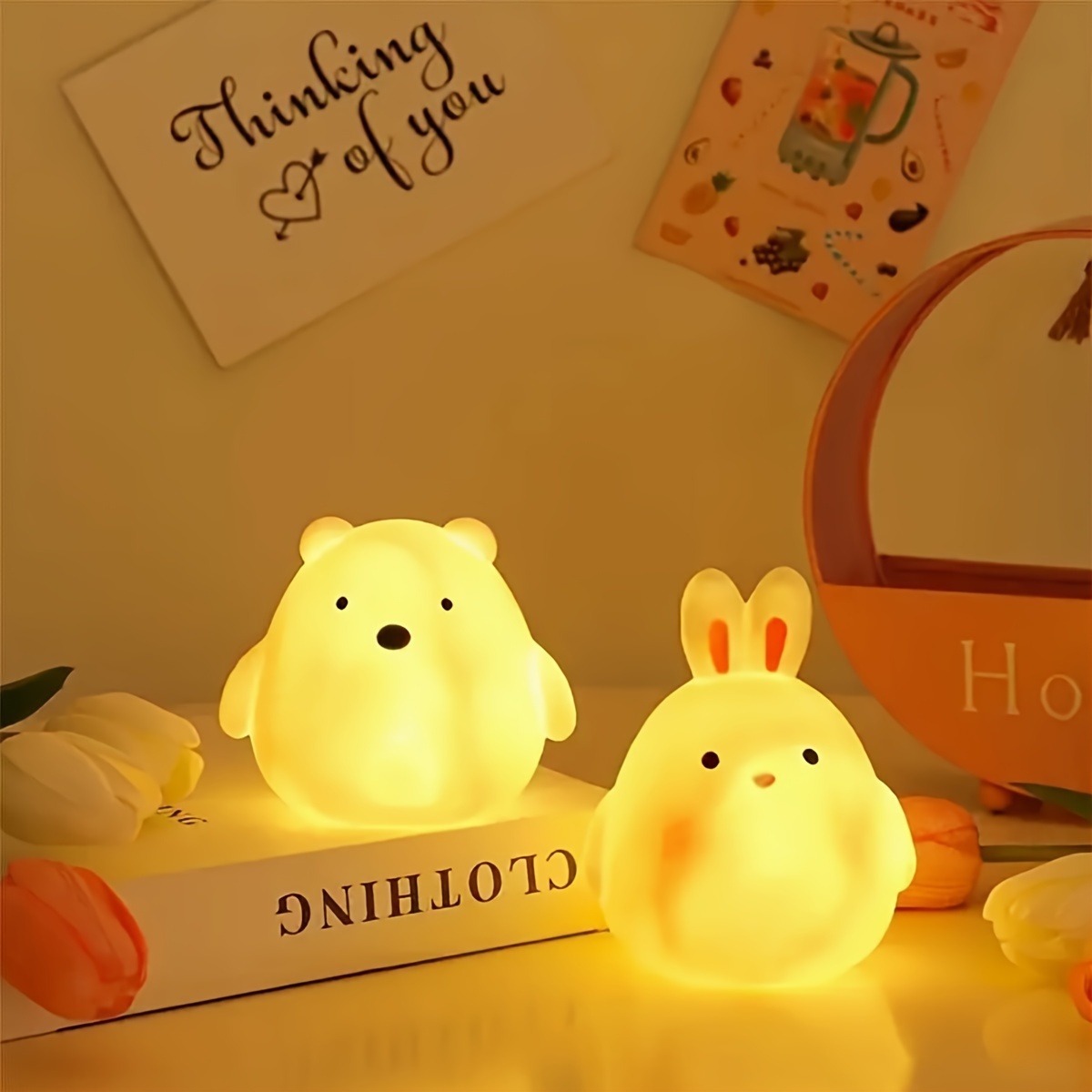 Lampada Da Notte A Led Per Bambini Lampada Da Notte A Led 3d Lampada Da  Comodino Da Tavolo Creativa Lampada Da Orso A Cuore Romantico Bambini Gril  Decorazioni Per La Casa Regalo