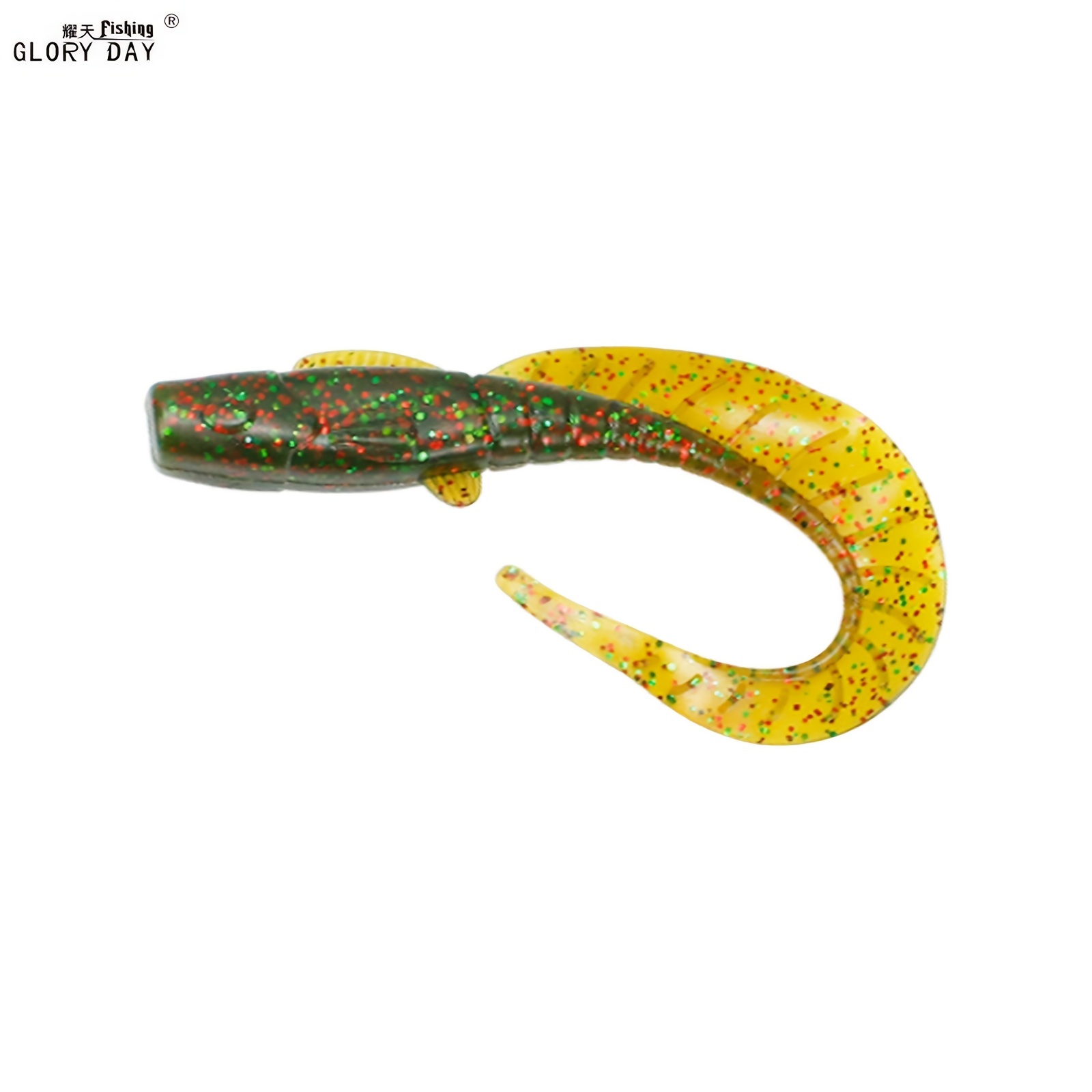 Glory Day Fishing Glitter Simulation Soft Lure Bait Roll - Temu