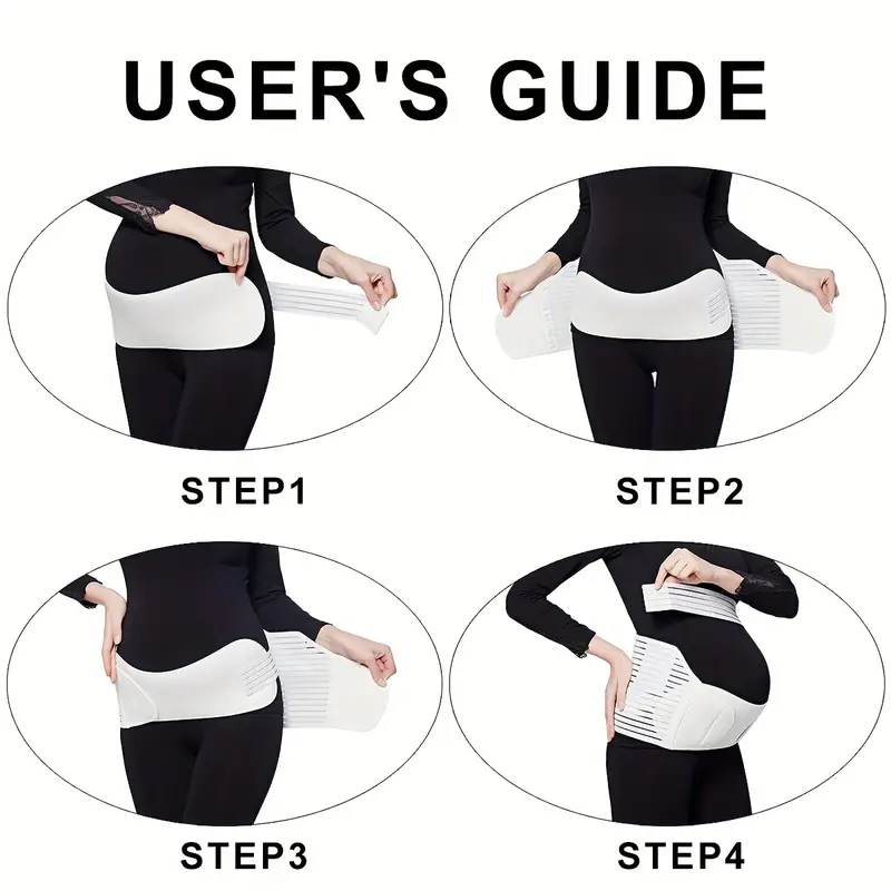 Pregnant Women Support Belly Belt Breathable Stomach Waist - Temu