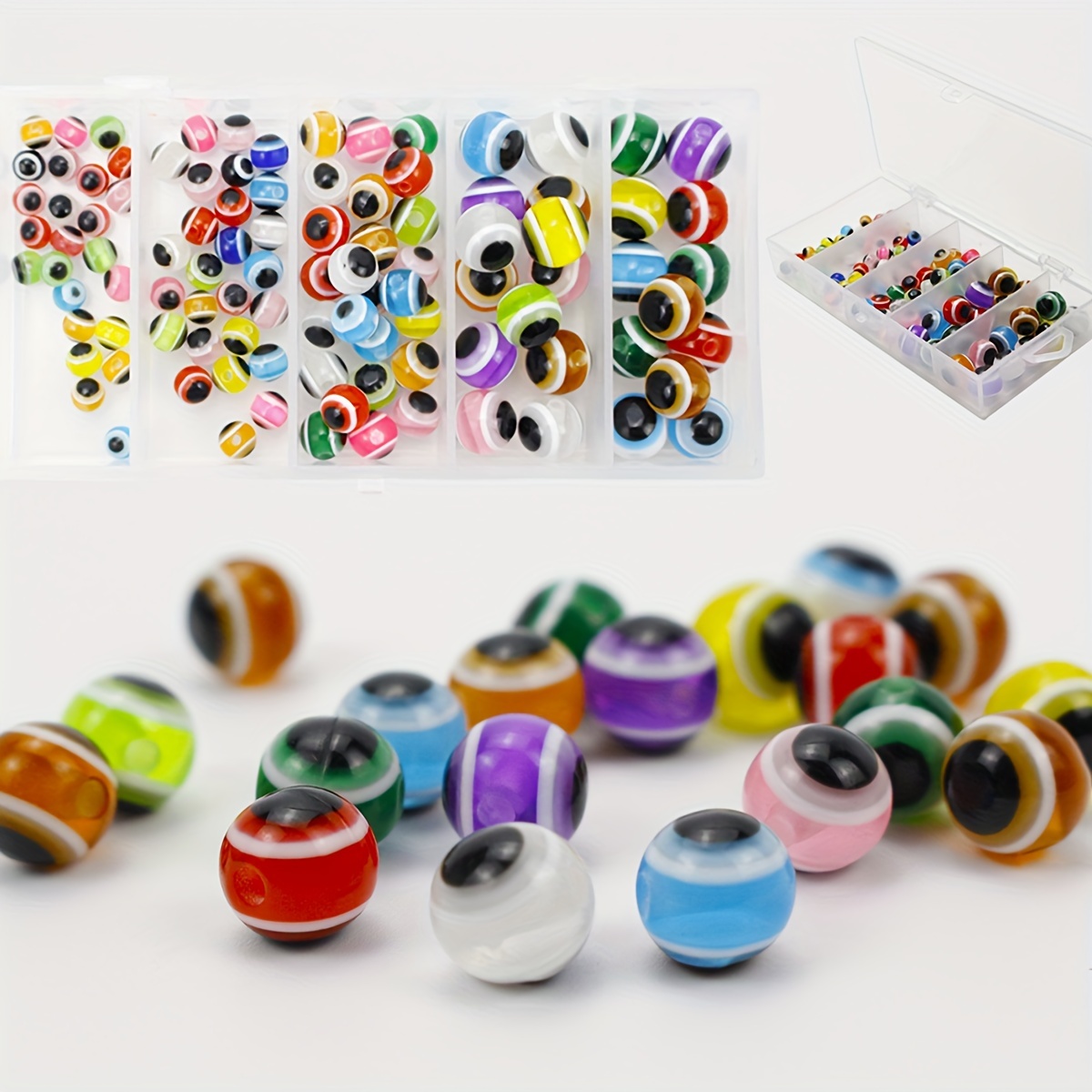 Lure Fish Eye Shelter Beads Bionic 3d Fish Eye Beads - Temu