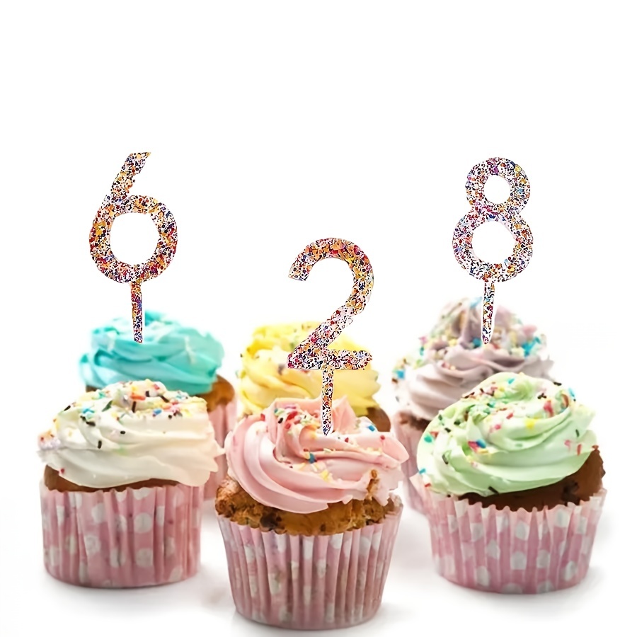 50 velas de cumpleaños de oro rosa, largas y finas, metálicas, para tartas,  cupcakes, con soportes para cumpleaños, bodas, Halloween, Navidad, fiestas,  suminist…