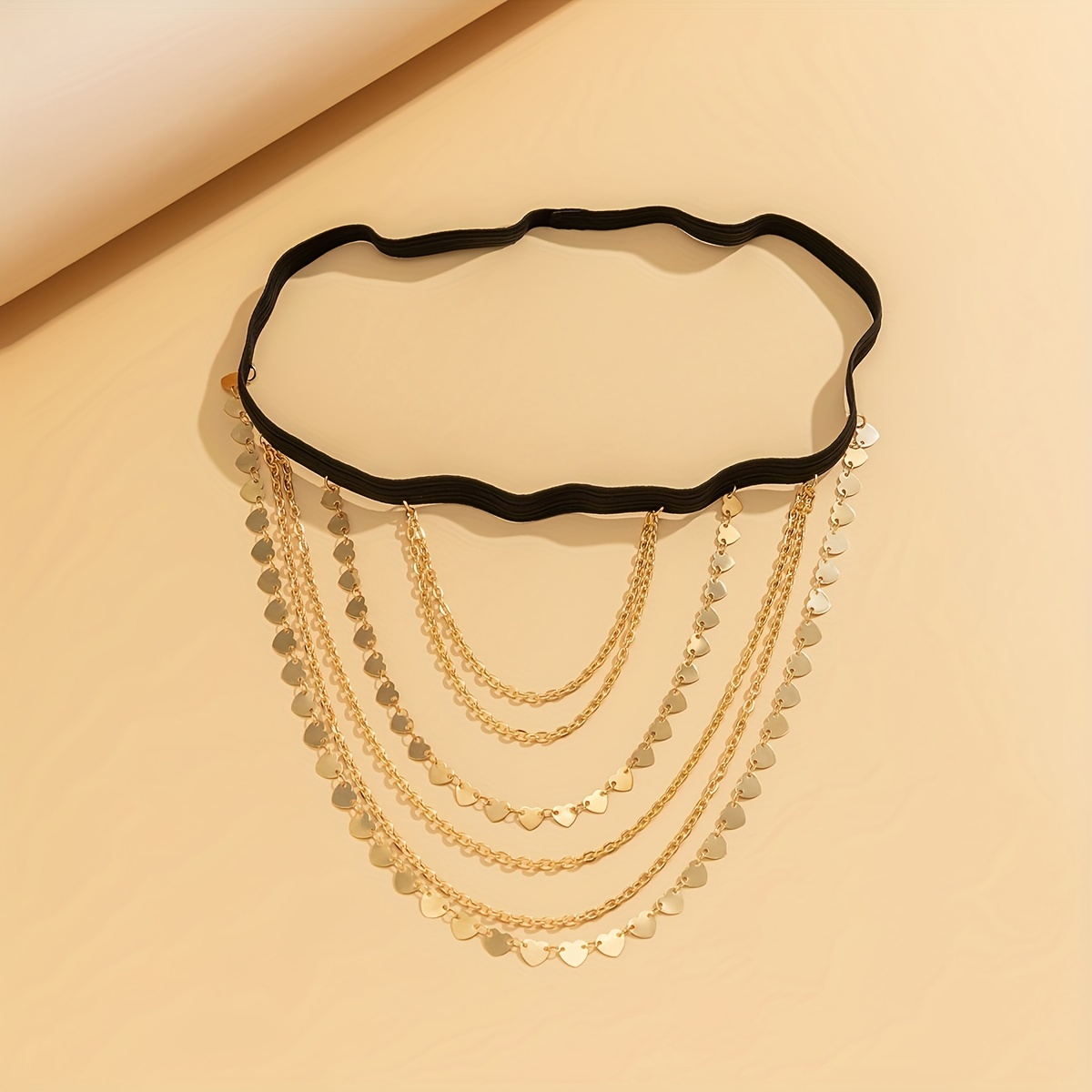 Sexy Leg Chain with Tassel Elastic Body Accessory