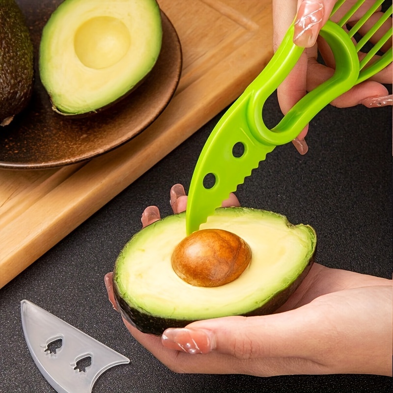 2-in-1 Plastic Avocado Knife, Multifunctional Fruit Divider And