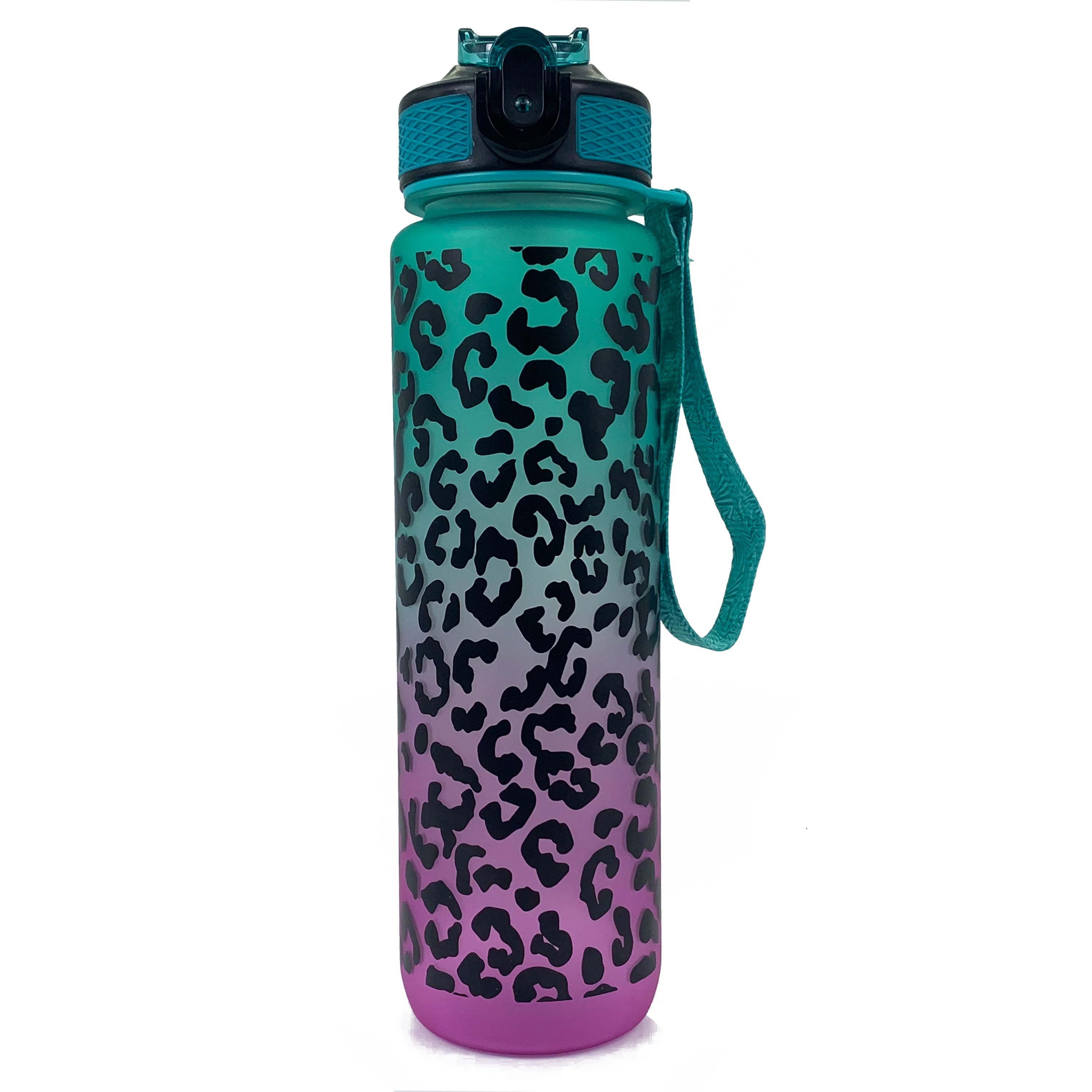 1pc 400ml Plastic Shaker Bottle, Daily Pink Portable Anti-slip Blender  Bottle For Indoor & Outdoor Sport