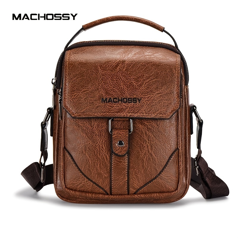 Men's Designer Shoulder Bag, Men's Leather Crossbody Bag