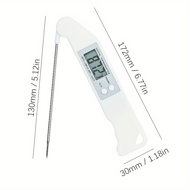 1pc Thermomètre Alimentaire Thermomètre À Viande À Lecture - Temu