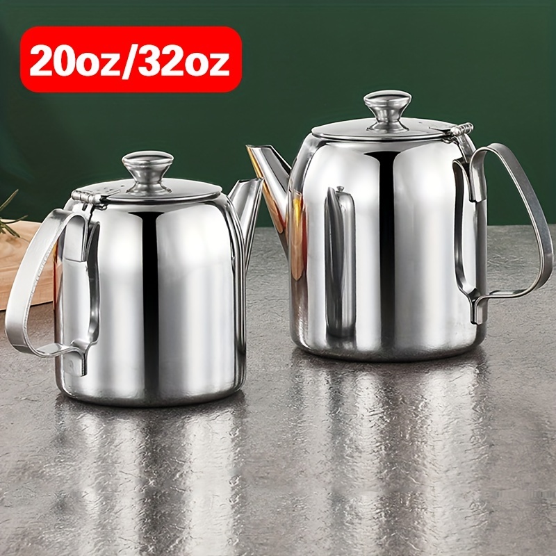 Stainless Steel 32 oz. Tea Pot