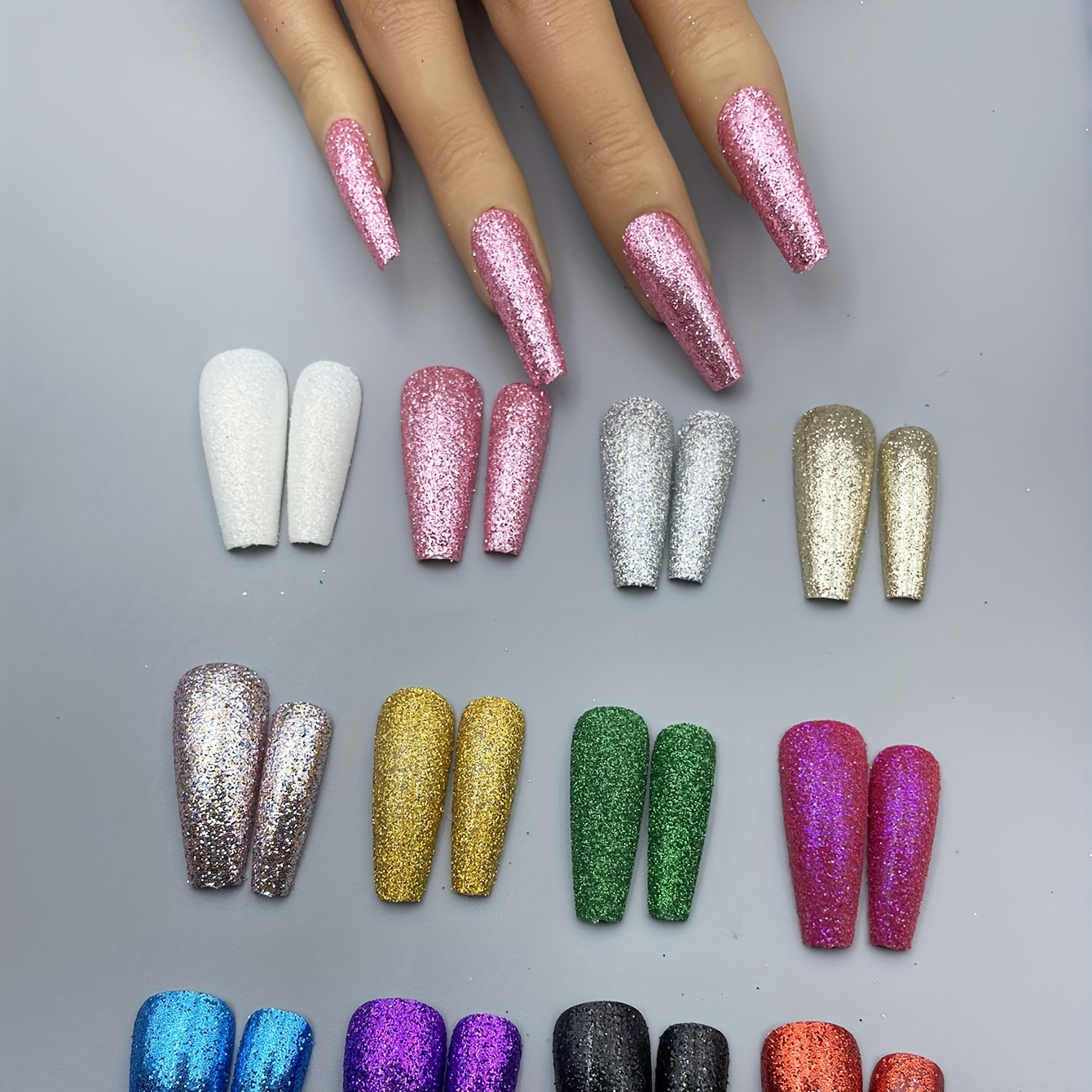 How to Apply Glitter on Acrylic Nails: 12 Steps (with Pictures)