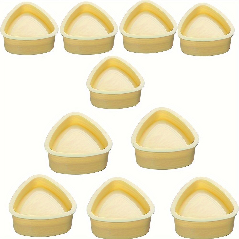 Molde triangular para Sushi de 6 uds, molde para hacer bolas de arroz  Onigiri de 2 tamaños, molde antiadherente para prensas Bento de bolas de  arroz, molde Nigiri Sincero Hogar