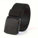 Men's Belts, Casual Outdoor Tactical Nylon Belts, Student Military Training Canvas Belts