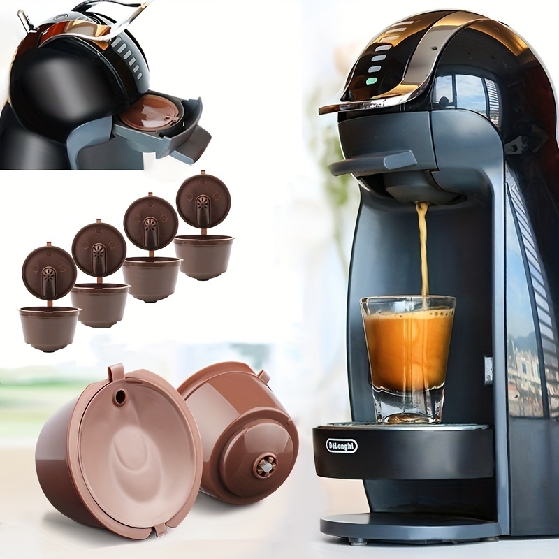 3 pezzi Nespresso tazza di caffè ricaricabile tazza di caffè riutilizzabile  capsula cucchiaio pennello filtri per caffè accessori per caffè - AliExpress