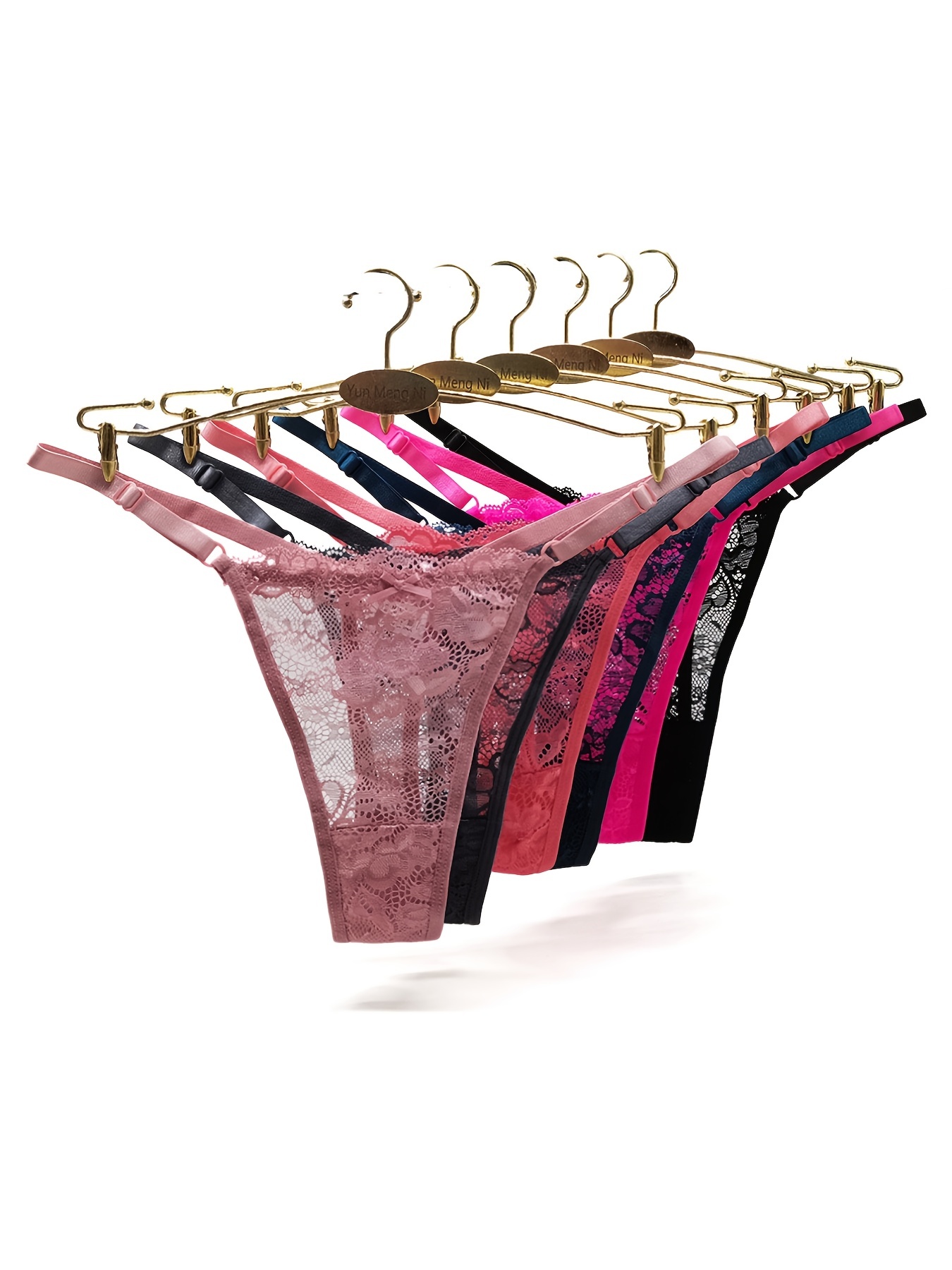 Moxeay G-String Thong Panty Underwear Pack of 5 : : Clothing,  Shoes & Accessories