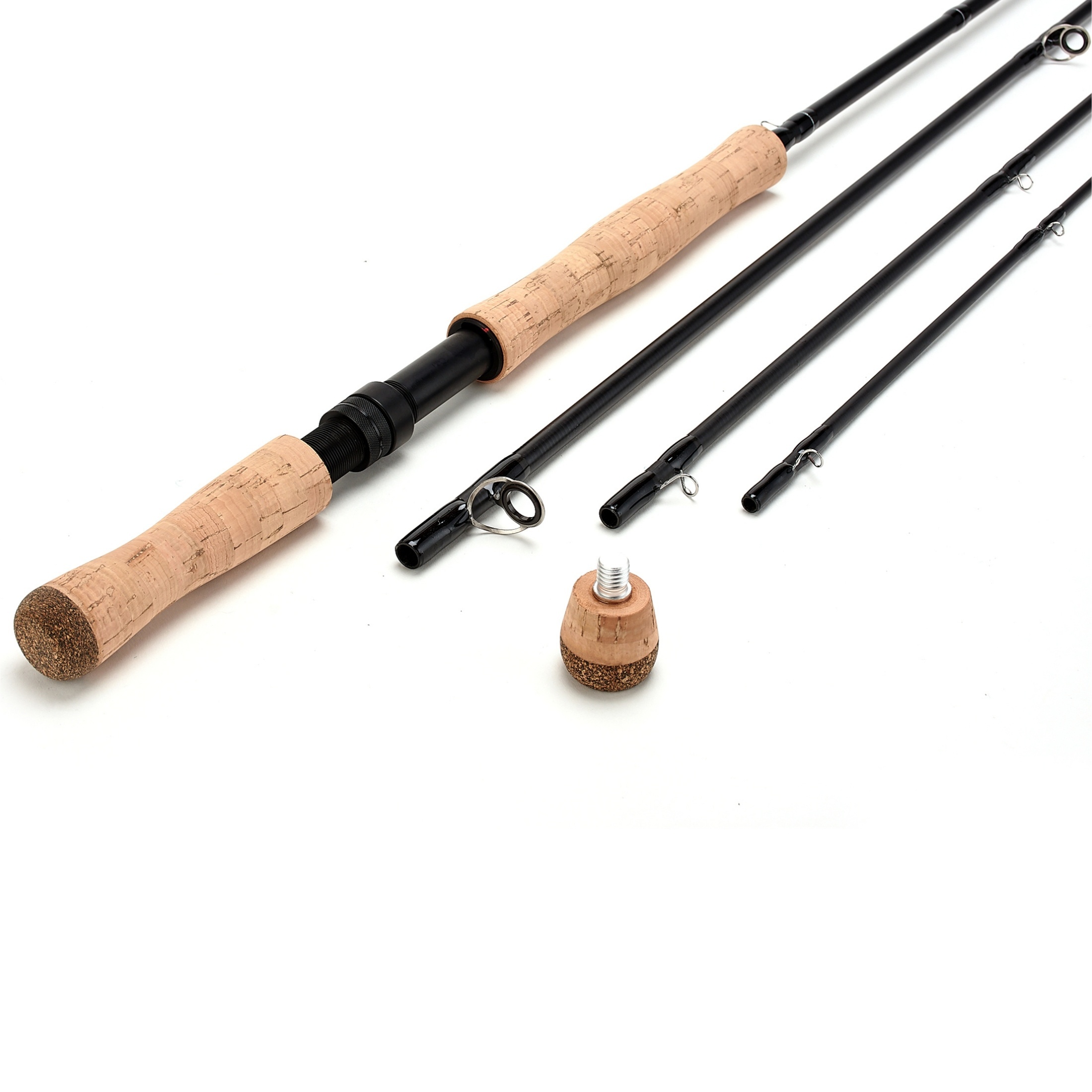10 Feet 9 Inches 7wt 8wt Switch Rod, Extra Handle Cork Handles Fly Fishing  Rod, 4 Pieces Carbon Fiber Sections For Freshwater Trout Lake Fishing