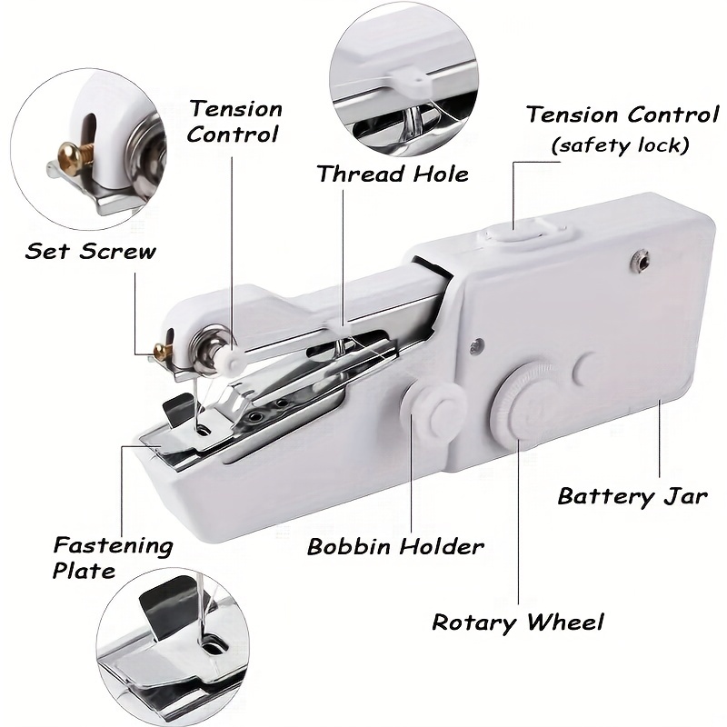 Handheld Sewing Machine Mini Sewing Machine Portable Sewing - Temu