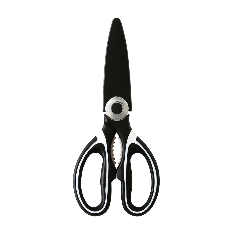 Kitchen Scissors, Multi-purpose Panda Black& White Shears Stainless Steel  Food Bone Scissors Can Clip Walnuts