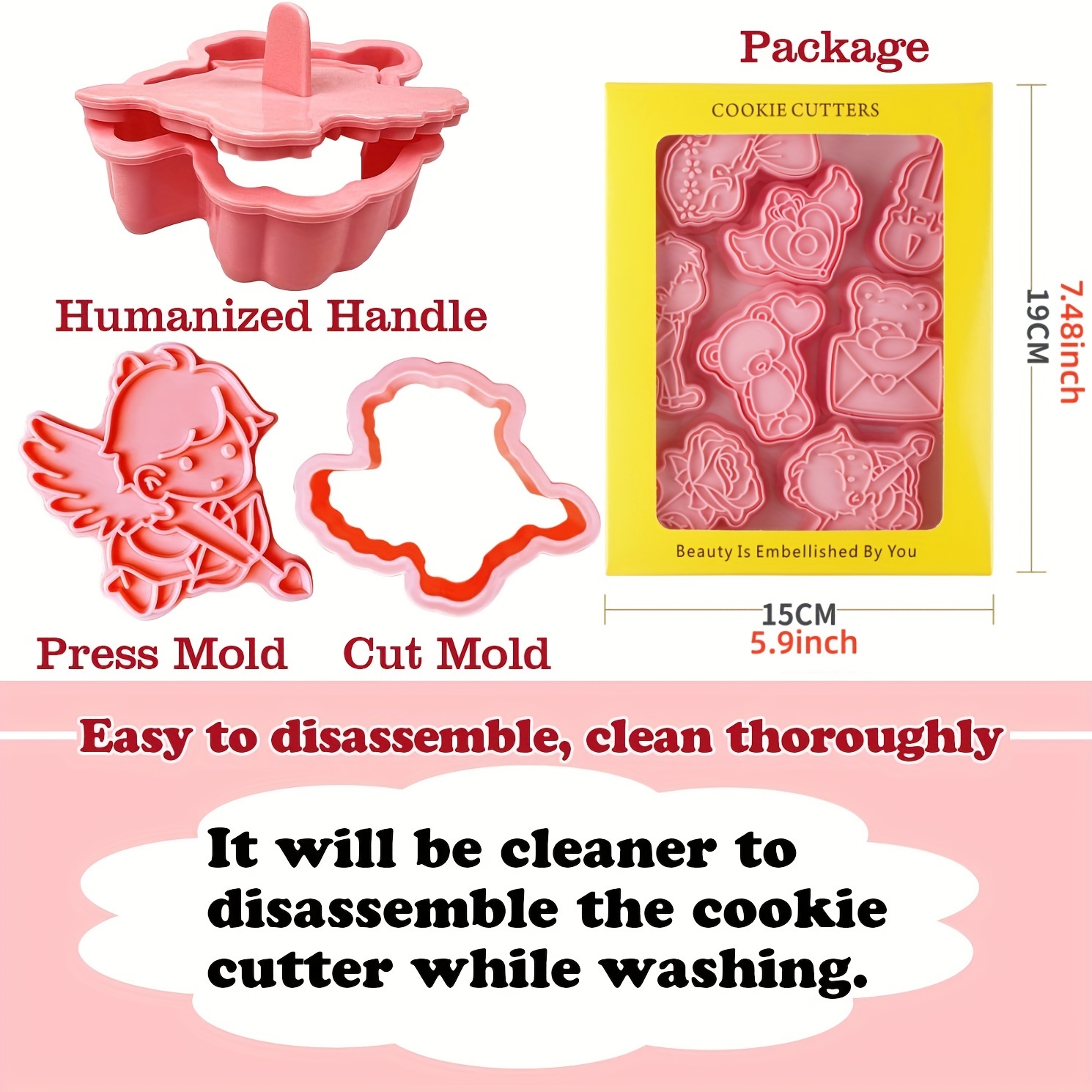 Valentine Treats Cookie Cutter BUNDLE