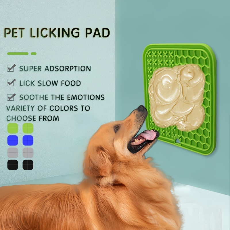 Boredom Buster Lick Mat for Dog Anxiety - Strong Suction Cups for Easy  Grooming and Slow Feeding -Deal!