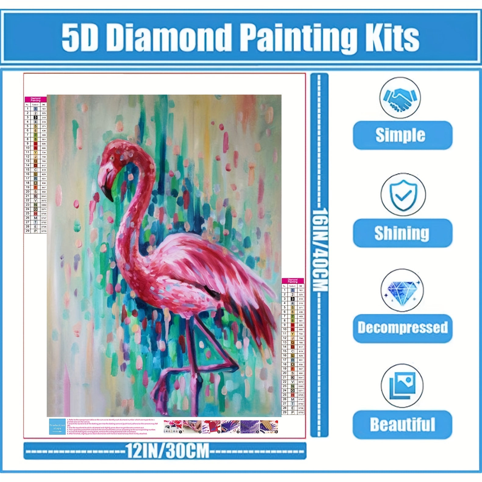 crystal rhinestone diamond painting kits - Diamond Paintings Art