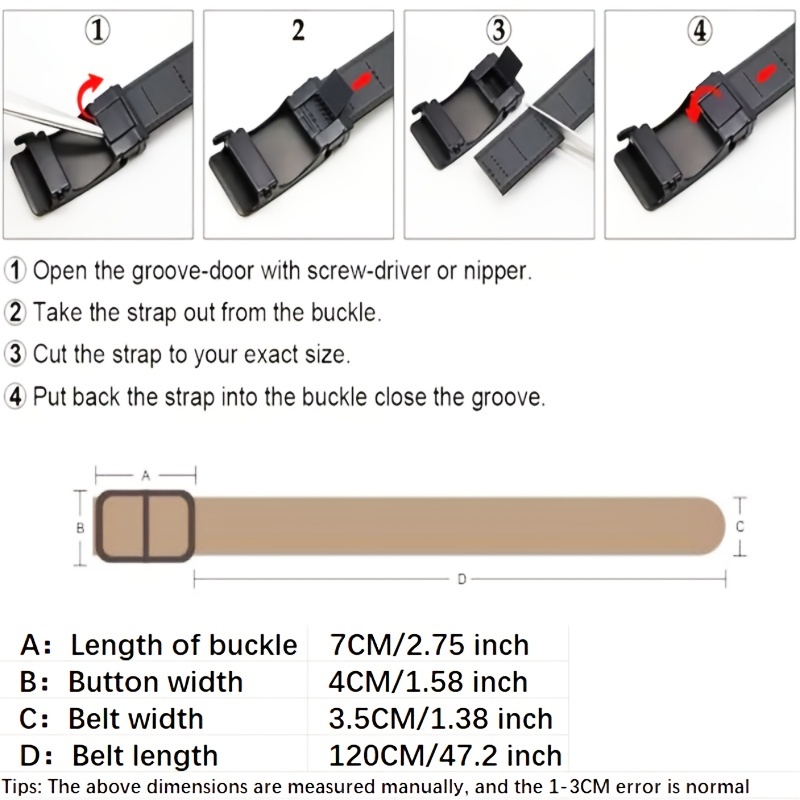 Men's Casual PU Leather Belt