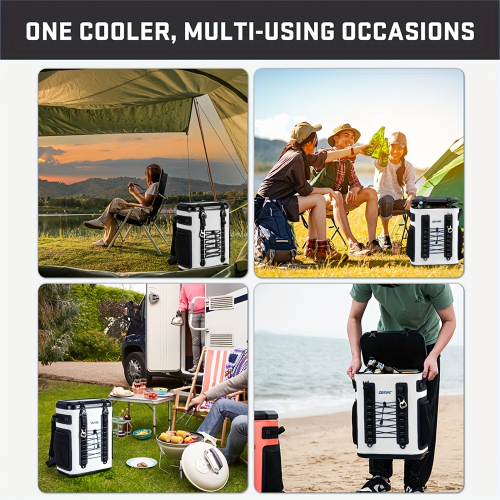 Cooler Insulated 20L Waterproof, Keeps Cool&Warm 72 Hours with 5 Layers  Insulation Leakproof System, Soft Cooler Bag for Camping, Fishing Dry  Backpack - China Work Backpack and Laptop Backpack price
