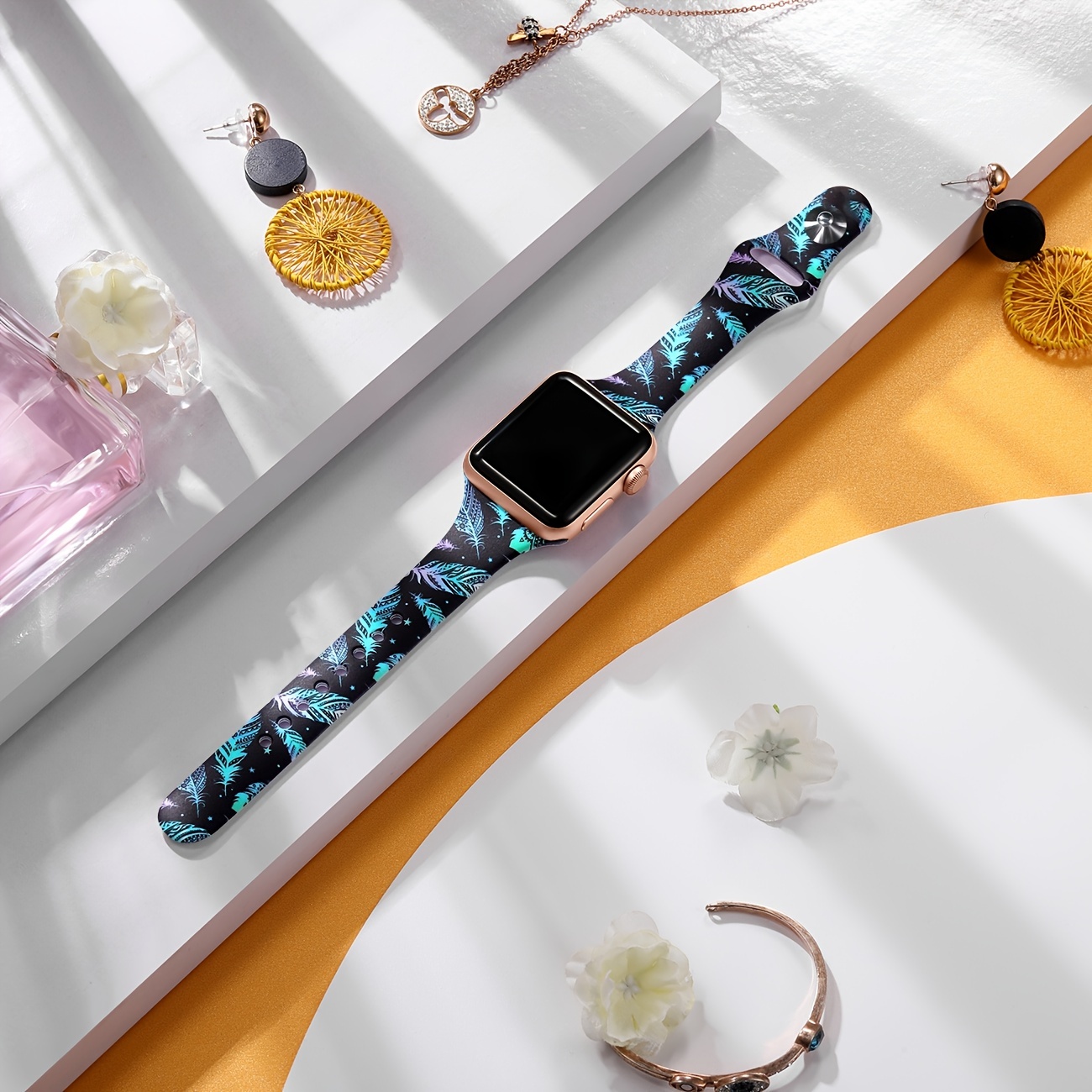 Girl Slim Starlight Bracelet For Apple Watch Ultra 49mm 8 7 6 SE