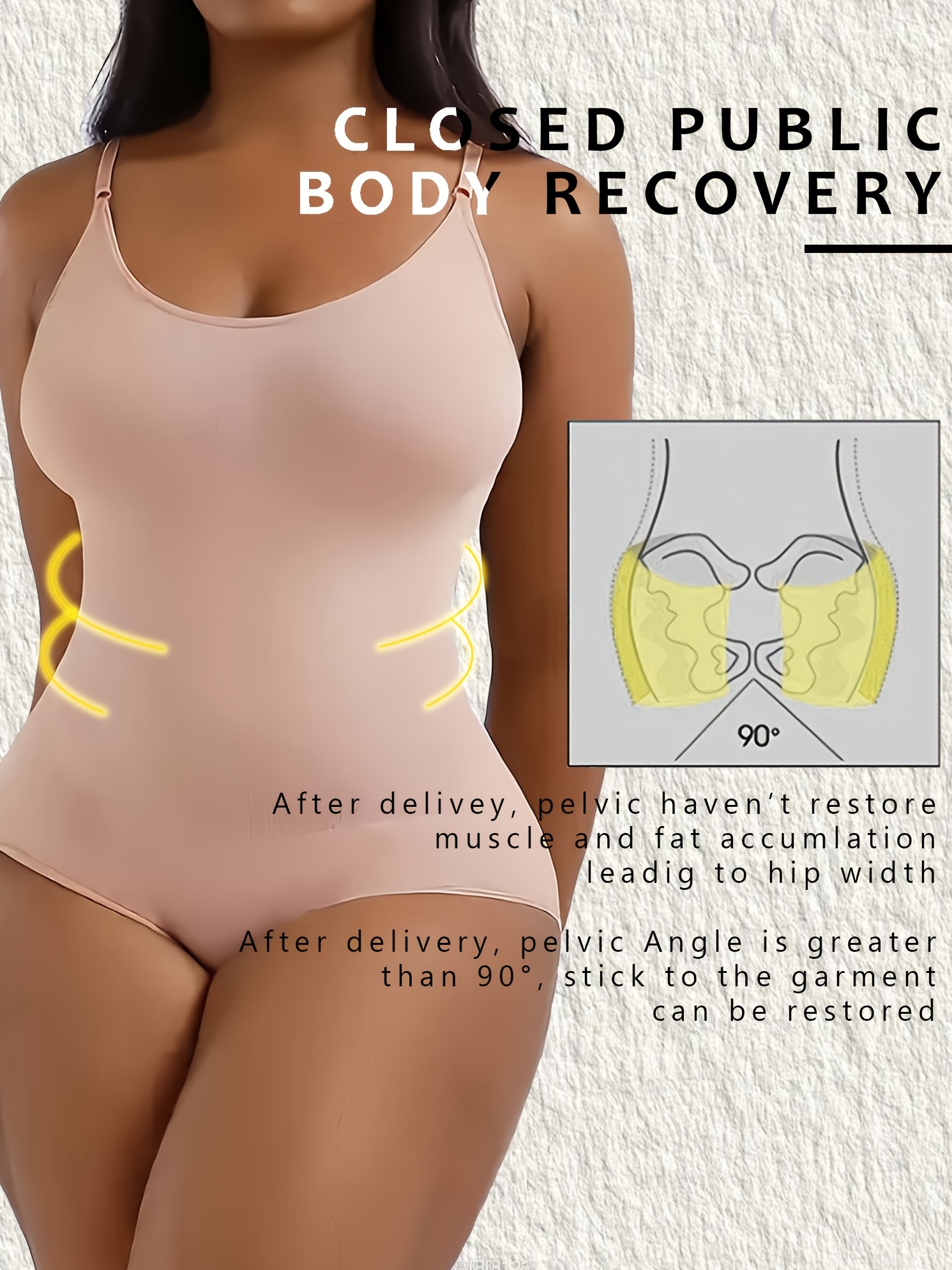 Women's Tummy Control Body Shaper Seamless - Temu